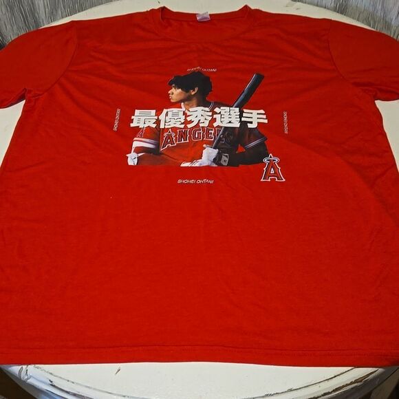 Shohei Ohtani 2021 AL MVP t shirt Angels Stadium Give away XL SGA - Picture 1 of 9